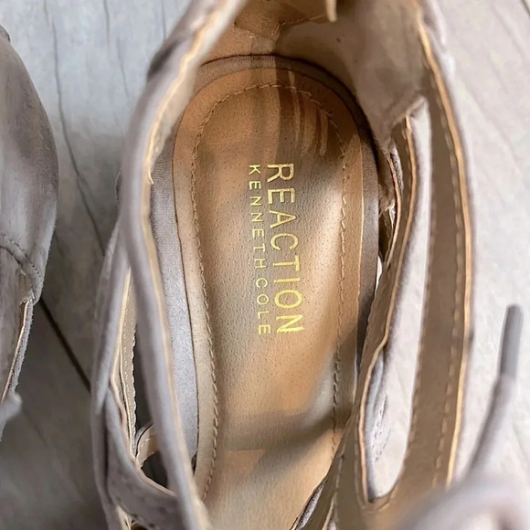 KENNETH COLE Suede Lace-Up Wedge Sandal, Size 7.5 - Picture 4 of 7